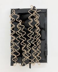 Composition in Wood and Steel 2 by Douglas Rieger contemporary artwork sculpture