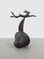 Leaping Hare on Crescent and Bell by Barry Flanagan contemporary artwork 2