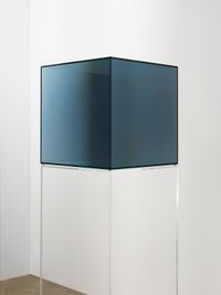 Cube #41 by Larry Bell contemporary artwork sculpture