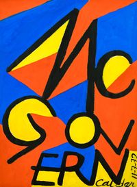 McGovern by Alexander Calder contemporary artwork painting, works on paper
