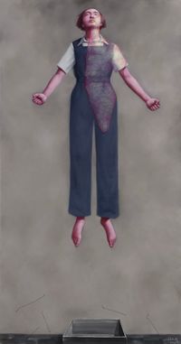 Jump No.8 by Zhang Xiaogang contemporary artwork painting, works on paper