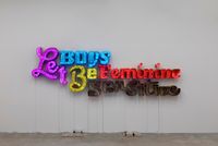 Let Boys Be Feminine/Sensitive by Andrea Bowers contemporary artwork sculpture