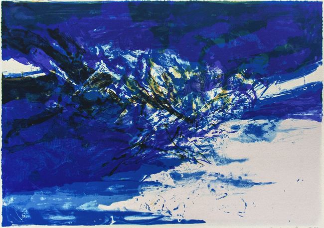 Untitled 《無題》 by Zao Wou-Ki contemporary artwork