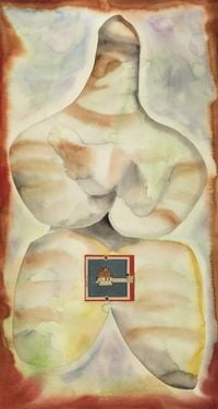 Talismans #3 by Francesco Clemente contemporary artwork painting, works on paper