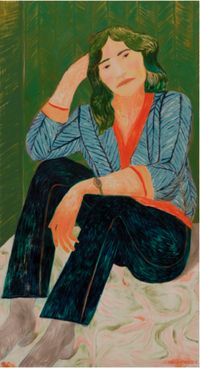 Sofia's Portrait by Rusudan Khizanishvili contemporary artwork painting