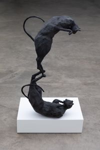 Cats VI by Hannah Fitz contemporary artwork sculpture