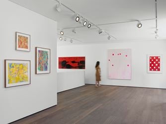 Exhibition view: Group Exhibition, Material Actions, Hauser & Wirth, St. Moritz (7 July–8 September 2019). © The artist / estate. Courtesy the artist / estate and Hauser & Wirth.