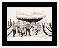 Gondola by Huang Hai-Hsin contemporary artwork works on paper, drawing