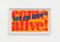 come alive by Corita Kent contemporary artwork print