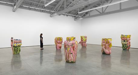 Exhibition view: Ruby Neri, David Kordansky Gallery, Los Angeles (11 May–15 June 2019). Courtesy David Kordansky Gallery, Los Angeles. Photo: Jeff McLane.