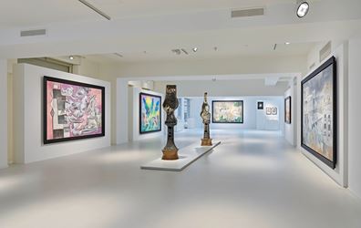 Exhibition view: Roberto Matta, Marcel Duchamp, MATTA | DUCHAMP, Galerie Gmurzynska, Zurich (21 November 2018–21 March 2019). Courtesy Galerie Gmurzynska.