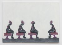 Supplication In Alabaster by Wangari Mathenge contemporary artwork painting