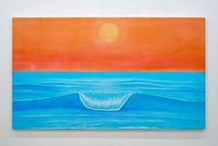 Blue Wave by Eunju Kim contemporary artwork painting