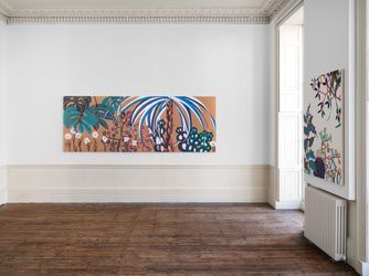 Exhibition view: Sydney Albertini, Impressions, Tristan Hoare Gallery, London (17 November–16 December 2022). Courtesy Tristan Hoare Gallery.