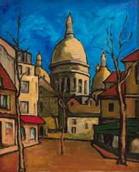 Montmartre by Zhongjun Wang contemporary artwork painting