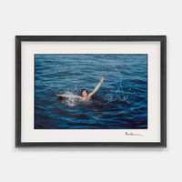 John in Biscayne Bay, Miami, 14 February 1964 by Paul Mccartney contemporary artwork print