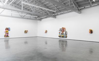 Exhibition view: Ruby Neri, Wall Works, David Kordansky Gallery, Los Angeles (17 September–22 October 2022). Courtesy David Kordansky Gallery. 