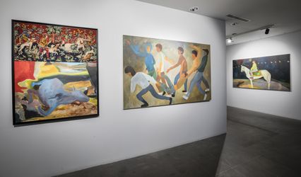 Contemporary art exhibition, Aung Ko, (Here and There) at A2Z Art Gallery, Paris, France