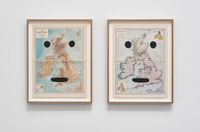 The British Isles (1908): Orographical / Industrial by Peter Liversidge contemporary artwork mixed media