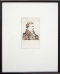 Portrait of L. J. - Marie Bizeul (after Charles Meryon) by Linda Marrinon contemporary artwork print