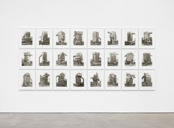 Exhibition view: Bernd & Hilla Becher, Sprüth Magers, Berlin (16 September–7 November 2023). Courtesy the artist and Sprüth Magers. Photo: Timo Ohler.