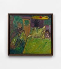 Interior Vincent Terrace II by Frank Auerbach contemporary artwork painting