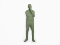 Philippe Zdar, 2023 (olive green) by Xavier Veilhan contemporary artwork sculpture