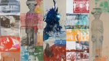 Contemporary art exhibition, Robert Rauschenberg, ROCI at Thaddaeus Ropac, London Ely House, United Kingdom