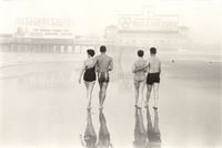 Morning on the beach, Atlantic City, New Jersey by Frank Paulin contemporary artwork photography