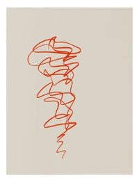 Voice Breath Column V (Edith Wiens Class 12.2014) by Fabienne Verdier contemporary artwork drawing