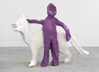 Contemporary art exhibition, Valentin Carron, Barking Panting Sighs Heavenly at David Kordansky Gallery, Los Angeles, USA