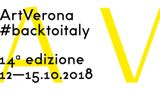 Contemporary art art fair, ArtVerona 2018 at Dep Art Gallery, Milan, Italy