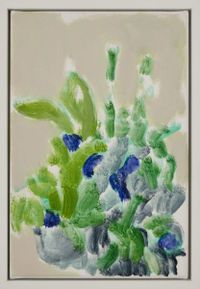 Salvia by Rebecca Hasselman contemporary artwork painting, works on paper