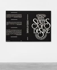 States of Desire: Travels in Gay America by Edmund White, 1980 (Black & White copy) by Dean Sameshima contemporary artwork painting
