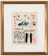 MCVIIV9 by Jean-Michel Basquiat contemporary artwork painting, drawing