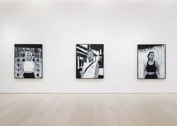 Exhibition view: Glenn Kaino, Walking with a tiger, Pace Gallery, 540 West 25th St, New York (12 January–24 February 2024). Courtesy Pace Gallery.