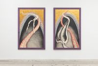 Euronyme & Ophion by Faith Wilding contemporary artwork works on paper, drawing