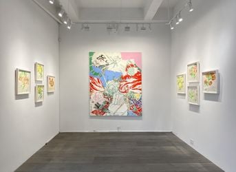Exhibition view: Knox Martin, Garden of Time, Hollis Taggart, New York (6 January–5 February 2022). Courtesy Hollis Taggart. 