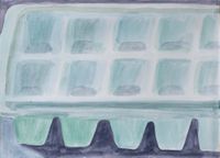 Small Ice Cube Tray by Zhang Yangbiao contemporary artwork painting, works on paper