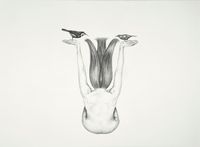 Hanging garden by Patricia Piccinini contemporary artwork drawing