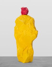 red yellow nun by Ugo Rondinone contemporary artwork sculpture