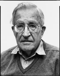 Noam Chomsky, linguist by Oliver Abraham contemporary artwork photography
