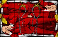 WALKERS by Gilbert & George contemporary artwork painting, works on paper, sculpture, photography, print