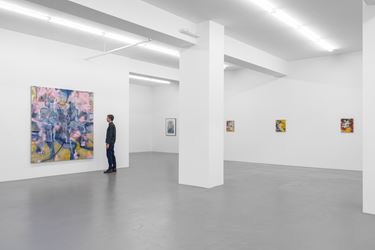 Exhibition view: Nigel Cooke, Spring in Fialta, Buchmann Galerie, Berlin (26 April–29 June 2019). Courtesy Buchmann Galerie.