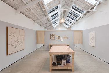 Exhibition view: Marc Hundley, Once there was a tree, The Modern Institute, Osborne Street, Glasgow (15 March–20 April 2024). Courtesy the artist and The Modern Institute. Photo: Patrick Jameson.