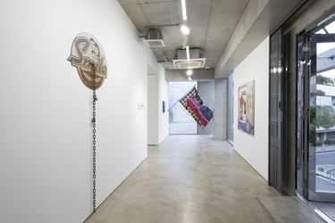 Installation view, artwork, left to right: Sayre Gomez; Gabriella Sanchez; Alfonso Gonzalez Jr. All images of exhibition: Courtesy of MAKI.