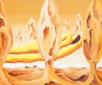 Desert Landscape by Jung Kangja contemporary artwork painting