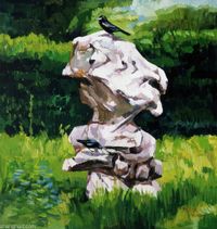 Crow Specimen by Liu Weijian contemporary artwork painting