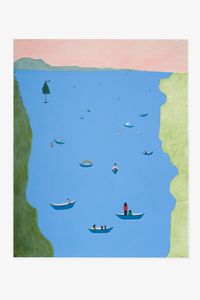 We Are All in the Same Boat by Clare Rojas contemporary artwork painting, works on paper