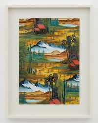 Tropical Desert Zoom by Neil Raitt contemporary artwork painting, works on paper